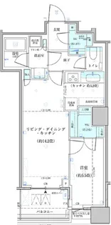 東京都中央区勝どき4【マンション】の間取り