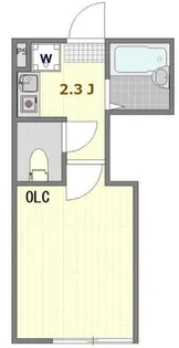 1Kの間取り画像