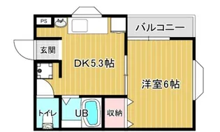 フルール志茂【2階】の間取り