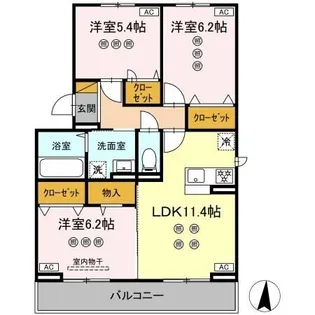 サリサ.j【2階】の間取り