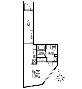 クリオ ラモード木場公園【2階】の間取り