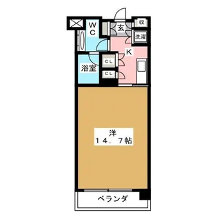 東京都江東区清澄1【マンション】の間取り