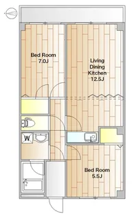 アパートメントカヤ田園調布【2階】の間取り