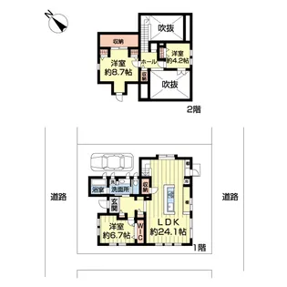 千葉県柏市豊四季台1【一戸建】の間取り
