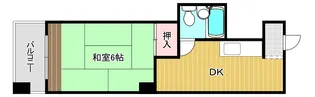 サンシティ新屋敷【2階】の間取り