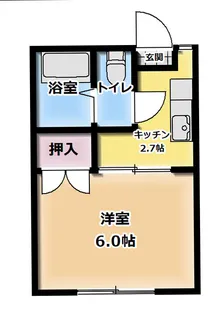 ハイネス青葉【1階】の間取り