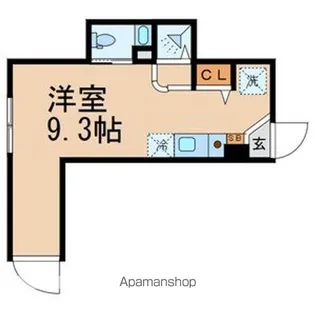 東京都豊島区南池袋1【アパート】の間取り