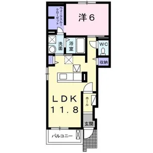 アルセア【1階】の間取り