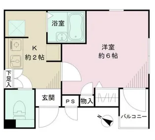 東京都杉並区方南1【マンション】の間取り