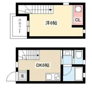 ボンヌール川名【1階】の間取り