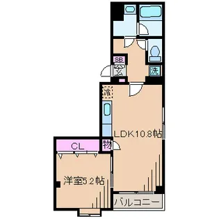 神奈川県川崎市中原区上小田中7【マンション】の間取り