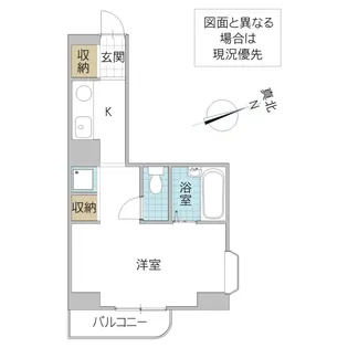 シルエットマンション・ミニ【6階】の間取り