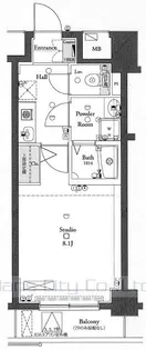 ル・リオン上野ステーションコート【4階】の間取り