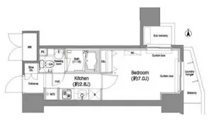 コンフォリア西蒲田【5階】の間取り