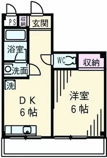 平松ハイツ【3階】の間取り
