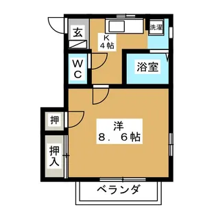 フレグランス ユタカ【2階】の間取り