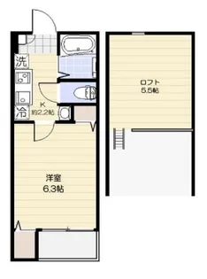 ノルデスタ小竹【3階】の間取り