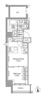 パークハビオ門前仲町【3階】の間取り