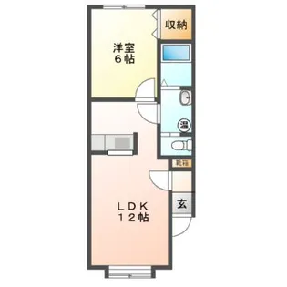 Mハイツ寿6【2階】の間取り