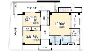 Le・Grand井筒【1階】の間取り