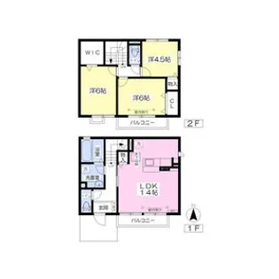 ルミエールAの間取り