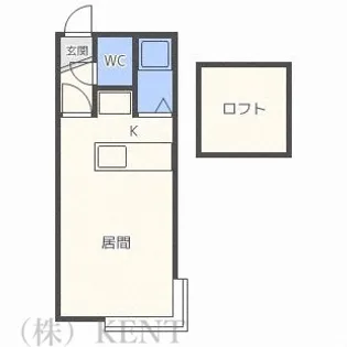 プラザインユー【2階】の間取り