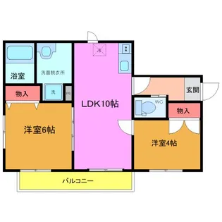 メゾン松実【1階】の間取り