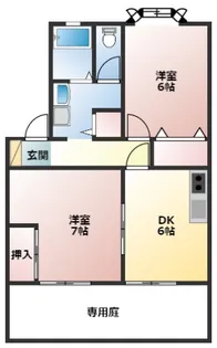 エッセルハウス【1階】の間取り