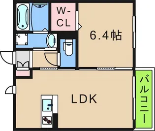 シャーメゾンウエストケープ【1階】の間取り