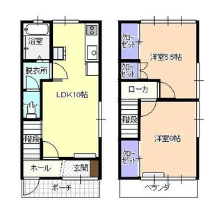 小松ハイツの間取り