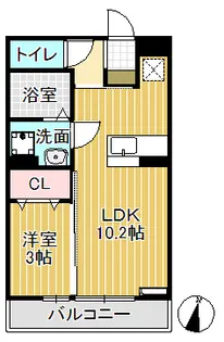 ミライエ・エヴォ1【3階】の間取り