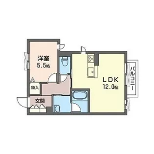 クレオール【2階】の間取り