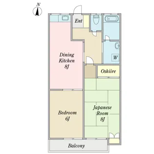 ドミール渋谷【1階】の間取り