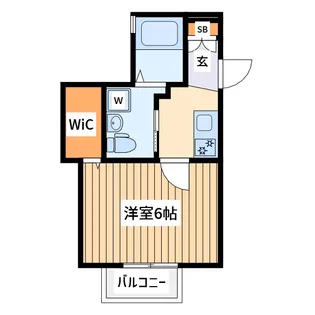 ヒルトップ鴨居【2階】の間取り