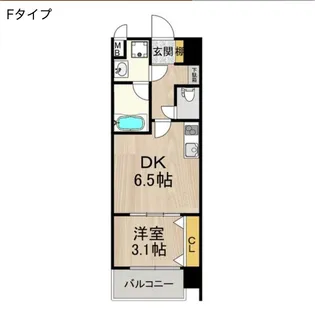 スプランディッド難波SOUTH【2階】の間取り