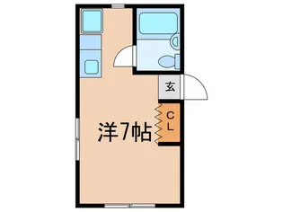 ルックハイツ【1階】の間取り