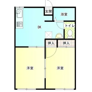 さくらハイツ【1階】の間取り