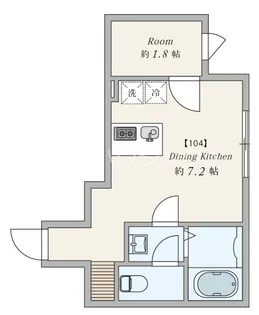 AW中野松が丘【1階】の間取り