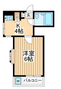 ベルトピア小田急相模原3【2階】の間取り
