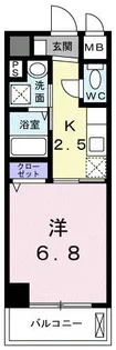 ネスト割塚【5階】の間取り