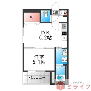 Madder Plain【1階】の間取り