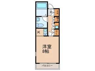 カーサ・マニエラ【6階】の間取り