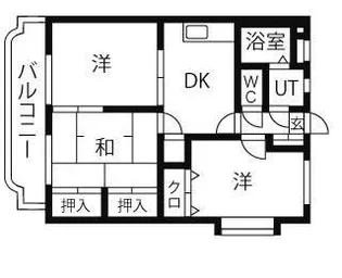 エトワール弐番街壱号館【3階】の間取り
