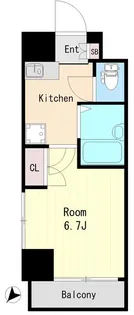 Verona目黒【9階】の間取り