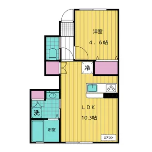 ganador 21 A【1階】の間取り