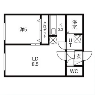 エムスクエア【1階】の間取り