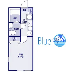 N-harbor Lagoon SE【1階】の間取り