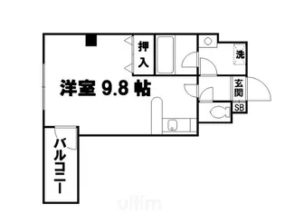 サンフローラ丸太町【5階】の間取り