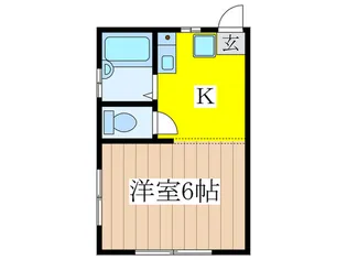 第2吉野ハイム【2階】の間取り