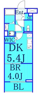 ジェノヴィア川崎V【2階】の間取り